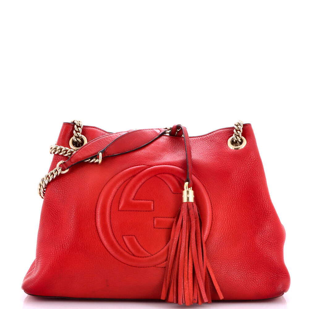 Gucci Medium Soho Chain Strap Shoulder Bag Leather
